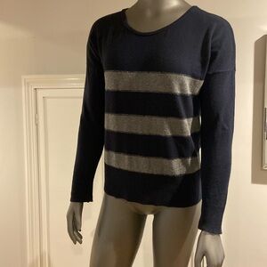 Loft long sleeved striped sweater. Size medium.